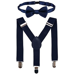 adjustable y-back elastic suspender amp bow for babies kids boys amp girls8-15 years
