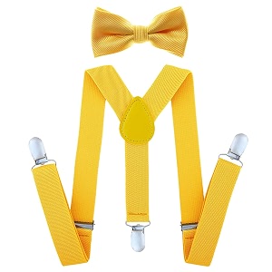 adjustable y-back elastic suspender amp bow for babies kids boys amp girls8-15 years