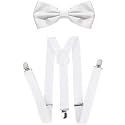 Adjustable Y-Back Elastic Suspender & Bow for Babies, Kids, Boys & Girls(8-15 years)