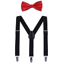 Adjustable Y-Back Elastic Suspender &amp; Bow for Babies, Kids, Boys &amp; Girls(8-15 years)