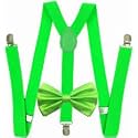 Adjustable Y-Back Elastic Suspender &amp; Bow for Babies, Kids, Boys &amp; Girls(8-15 years)