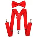 Adjustable Y-Back Elastic Suspender &amp; Bow for Babies, Kids, Boys &amp; Girls(8-15 years)