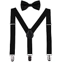 Adjustable Y-Back Elastic Suspender &amp; Bow for Babies, Kids, Boys &amp; Girls(8-15 years)