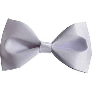 suspender and bow tie set for kids above 5 to 15 yrs - white