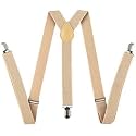 Suspender and Bow Tie Set for Kids above 2 to 5 yrs - Beige