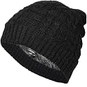 Unisex Beanie Hat Slouchy Warm Knitted Winter Hat Ski Hat Skull Cap Baggy Bobble for Men &amp; Women. One Size