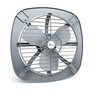 rr signature vento prime 230 mm with guard exhaust fan  plastic frame  metal blades  3 year warranty grey