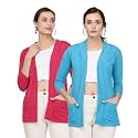 Women39s Cotton Shrugs with Pockets Summer Shrugs