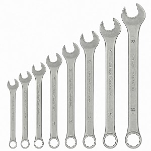 rrb combination wrench spanner set wrench set professional corrosion resistant chrome vanadium steel spanner tools for car amp bike repair open end amp ring spanner set of 8 piece 8mm - 22mm