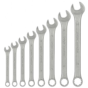 rrb combination wrench spanner set wrench set professional corrosion resistant chrome vanadium steel spanner tools for car amp bike repair open end amp ring spanner set of 8 piece 12mm - 23mm