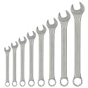 RRB Combination Wrench Spanner Set, Wrench Set, Professional Corrosion Resistant Chrome Vanadium Steel Spanner, Tools for Car &amp; Bike Repair Open End &amp; Ring Spanner Set of 8 Piece 6mm - 13mm