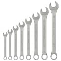 RRB Combination Wrench Spanner Set, Wrench Set, Professional Corrosion Resistant Chrome Vanadium Steel Spanner, Tools for Car &amp; Bike Repair Open End &amp; Ring Spanner Set of 8 Piece 12mm - 23mm