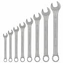 RRB Combination Wrench Spanner Set, Wrench Set, Professional Corrosion Resistant Chrome Vanadium Steel Spanner, Tools for Car &amp; Bike Repair Open End &amp; Ring Spanner Set of 8 Piece 22mm - 30mm