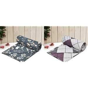 rrc super soft brushed microfiber cotton single duvet coverspack of 260x90inches duvet covercomforter coverrajai coverfloralblanket coverquilt cover with zipper with four corner ties