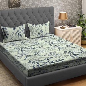rrc super soft brushed microfiber cotton double bedsheet with 2 pillow covers90x100inches bedsheet with 17x27inches pillow coverswrinkle freebreathable bedsheet with pillow covers