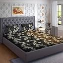 RRC Double Bedsheet for Double Bed with Pillow Cover, Floral Printed Bedsheet for Bedroom, Soft and Comfortable Bed Sheet, Size 90 x 100 Inches, Pillow Cover Size 17 x 27 Inches