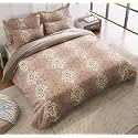 RRC Super Soft Brushed Microfiber Cotton Double Bedsheet with 2 Pillow Covers,90X100(Inches) Bedsheet with 17X27(inches) Pillow Covers,Wrinkle Free,Breathable Bedsheet with Pillow Covers