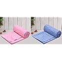 RRC Super Soft Brushed Microfiber Cotton Single Duvet Covers,Pack of 2,60X90(Inches) Duvet Cover/Comforter Cover/Rajai Cover/Floral/Blanket Cover/Quilt Cover with Zipper with Four Corner Ties