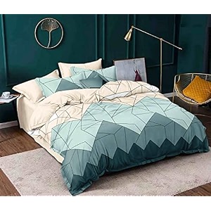 rrc super soft microfiber cotton double duvet covercomforter coverrajai coverblanket coverquilt cover king size 90x 100inches with zipper with four corner ties