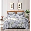 RRC Super Soft Microfiber Cotton Double Duvet Cover/Comforter Cover/Rajai Cover/Blanket Cover/Quilt Cover King Size 90X 100(Inches) with Zipper with Four Corner Ties