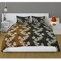 RRC Super Soft Microfiber Cotton Double Duvet Cover/Comforter Cover/Rajai Cover/Blanket Cover/Quilt Cover King Size 90X 100(Inches) with Zipper with Four Corner Ties