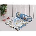 RRC Super Soft Microfiber Cotton Double Duvet Cover/Comforter/Rajai/Blanket/Quilt King Size 90x100 Inches with Zipper and Four Corner Ties