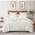 RRC Super Soft Microfiber Cotton Double Duvet Cover/Comforter Cover/Rajai Cover/Blanket Cover/Quilt Cover King Size 90X 100(Inches) with Zipper with Four Corner Ties
