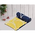 RRC Super Soft Microfiber Cotton Double Duvet Cover/Comforter Cover/Rajai Cover/Blanket Cover/Quilt Cover King Size 90X 100(Inches) with Zipper with Four Corner Ties