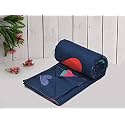 RRC Super Soft Microfiber Cotton Double Duvet Cover/Comforter Cover/Rajai Cover/Blanket Cover/Quilt Cover King Size 90X 100(Inches) with Zipper with Four Corner Ties