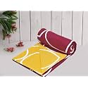 RRC Super Soft Microfiber Cotton Double Duvet Cover/Comforter Cover/Rajai Cover/Blanket Cover/Quilt Cover King Size 90X 100(Inches) with Zipper with Four Corner Ties