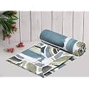RRC Super Soft Microfiber Cotton Double Duvet Cover/Comforter Cover/Rajai Cover/Blanket Cover/Quilt Cover King Size 90X 100(Inches) with Zipper with Four Corner Ties