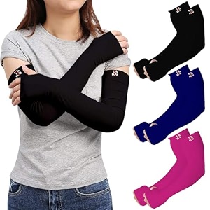 rrc thumbhole arm sleeves pack of 3 multicolor