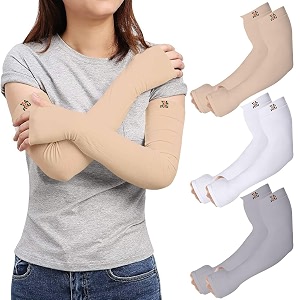 rrc uv sun protection arm sleeves for men amp women upf 50 arm cover for outdoor sports bikingcricketcycling golf winter special black color - 1 pair