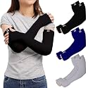 RRC UV Sun Protection Arm Sleeves for Men &amp; Women, UPF 50 Arm Cover for Outdoor Sports. Biking,Cricket,Cycling, Golf Winter Special.