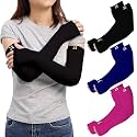 RRC Thumbhole Arm Sleeves (Pack Of 3, Multicolor)
