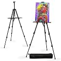 RRFTOK 17-66 Inch Adjustable Art Easel Stand for Painting and Sign, Black