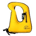 Rrtizan Snorkel Vest, Adults Inflatable Snorkeling Vest up to 220 lbs