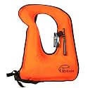 Rrtizan Snorkel Vest, Adults Inflatable Snorkeling Vest up to 220 lbs