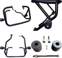 RS ACESSORIES HUB CRASHGUARD LEG GUARD WITH Frame Slider for Yam.aha MT 15 Bike Fairing Kit