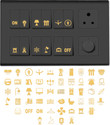 RSB HUB 1.5 cm Premium Golden Holographic