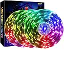 RSCT 5 Meter Non Waterproof Remote Control Multicolor Led Strip Light with 16 Color RGB and 5050 SMD Bright 24 Keys IR Remote Controller and Supply for Home (Multicolor)(300led) (16 Color 5050-12)