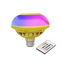 RSCT Bluetooth Speaker Music Bulb Light With Remote 3 in 1 12W Led Bulb with Bulb B22 + RGB Light Ball Bulb Colorful with Remote Control for Home, Bedroom, Living Room, Party and Decoration(1)