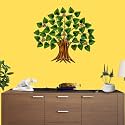 RSN Metal Metal Aesthetic Wall Art Sculpture Hanging For Living Room/Bedroom/Home/Office (Green: Tree of Life) 30X27 Inch