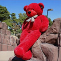 RSS SOFT TOYS 4 feet Red teddy bear for birthday  - 120 cm