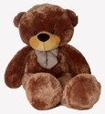RSS SOFT TOYS Stuffed toys 3 feet Choclate teddy bear for girls/boys for special birthdays/Valentinedays ( 88cm)  - 89 cm (Choclate)