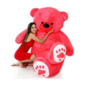 RSS SOFT TOYS Stuffed toys 3 feet Red teddy bear for girls/boys for special birthdays/Valentinedays ( 88cm)  - 89 cm