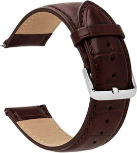 RStraps 22mm Premium Dark Brown Croc Pattern
