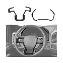 RT-TCZ Dashboard Panel Cover Interior Trim Kit Decoration Interior Accessories for Ford F150 2015-2020 (Black Carbon Fiber)