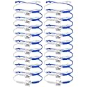 Rtteri 20 Pcs Cheerleader Gifts Cheer Bracelet Girls Charm Bracelet Adjustable Cheerleader Gifts For Cheer Team Jewelry Accessories Bulk