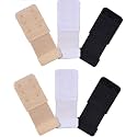RTX® Save Your Bra Increase Bra Hook Extender-2 Hook - 3 Rows (with Extra Elastic) BLACK